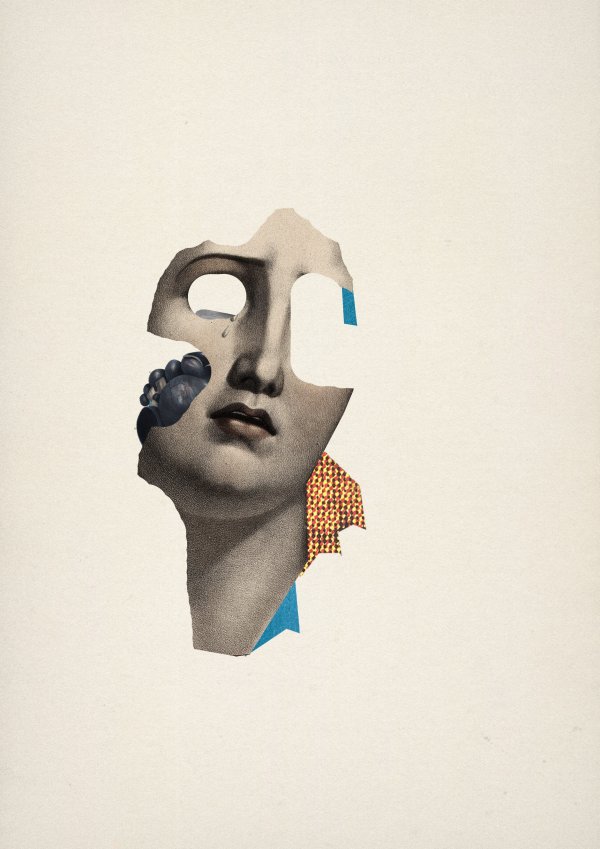 Melancholia II Parts of a yearning face